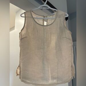 Linen tank